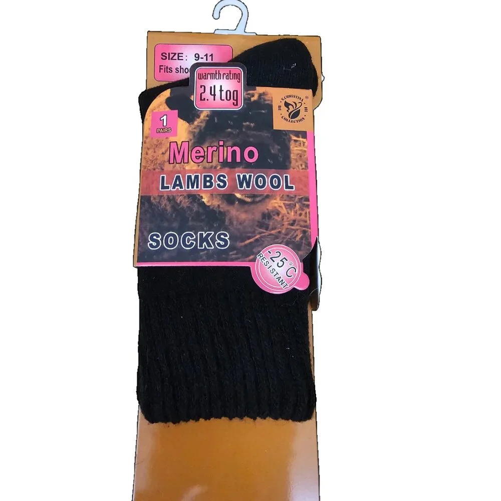 Women's Merino Lambs Wool Socks, Bundle of 3 Pairs